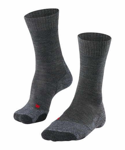 Falke Trekkingsocke TK2 (Merinowolle) asphaltgrau Damen - 1 Paar